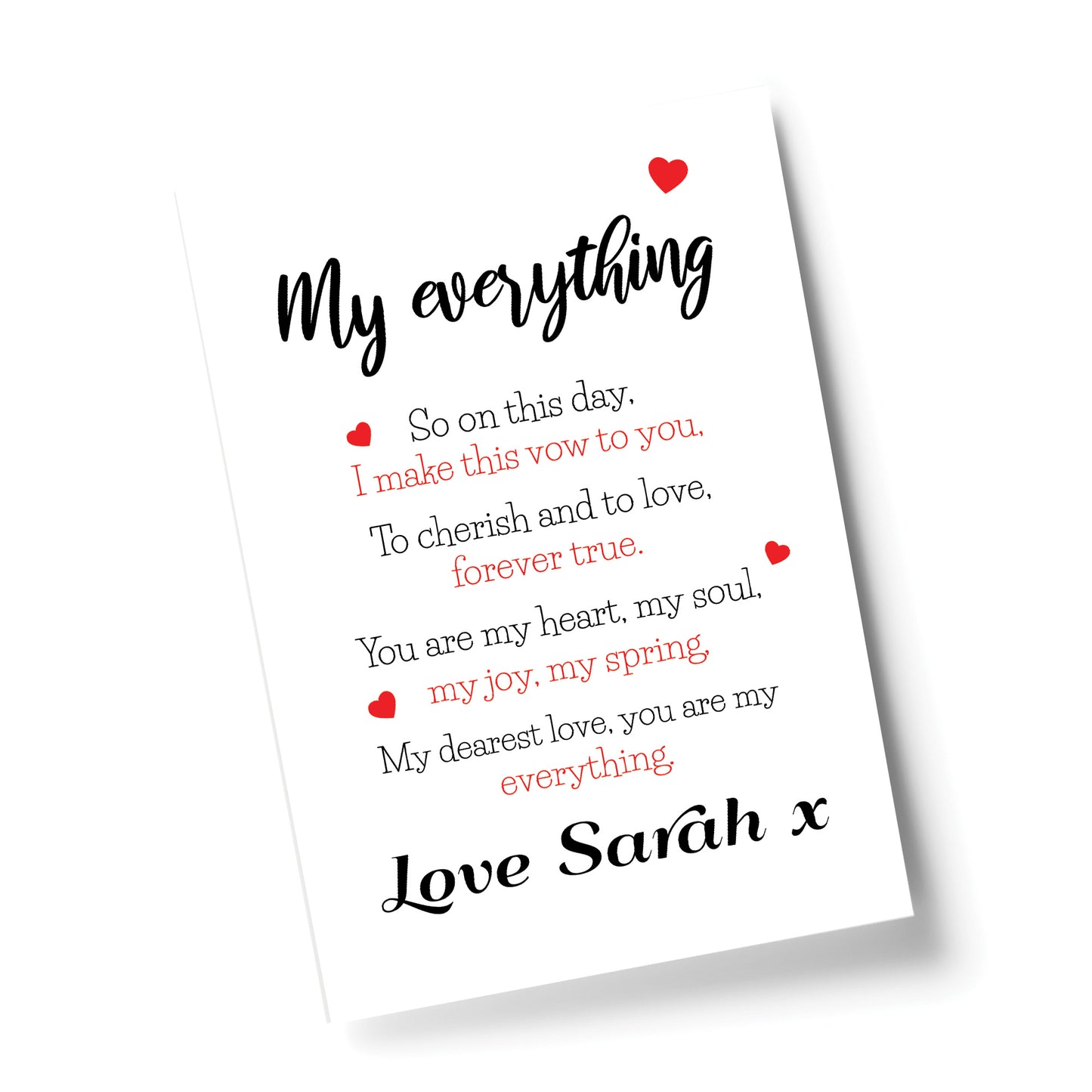 Personalised Valentines Anniversary Gift For Him Her Wife Gifts