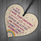 Auntie Plaque Wooden Heart Auntie Birthday Christmas Gift