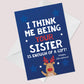 Funny Christmas Card For Brother From Sister Rude Card For Him