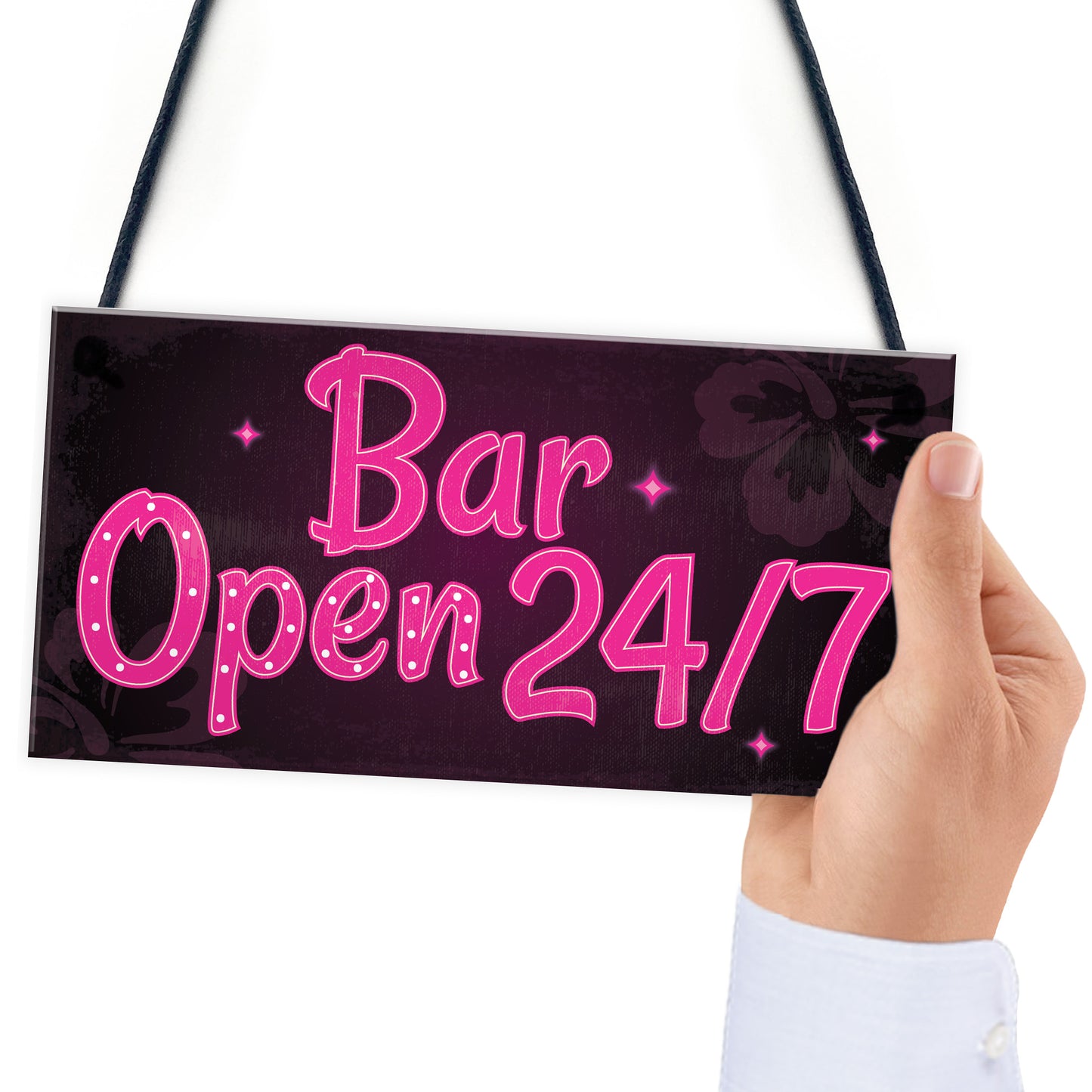 Bar Sign Pub Club Home Bar Open Display Hanging Plaque Kitchen