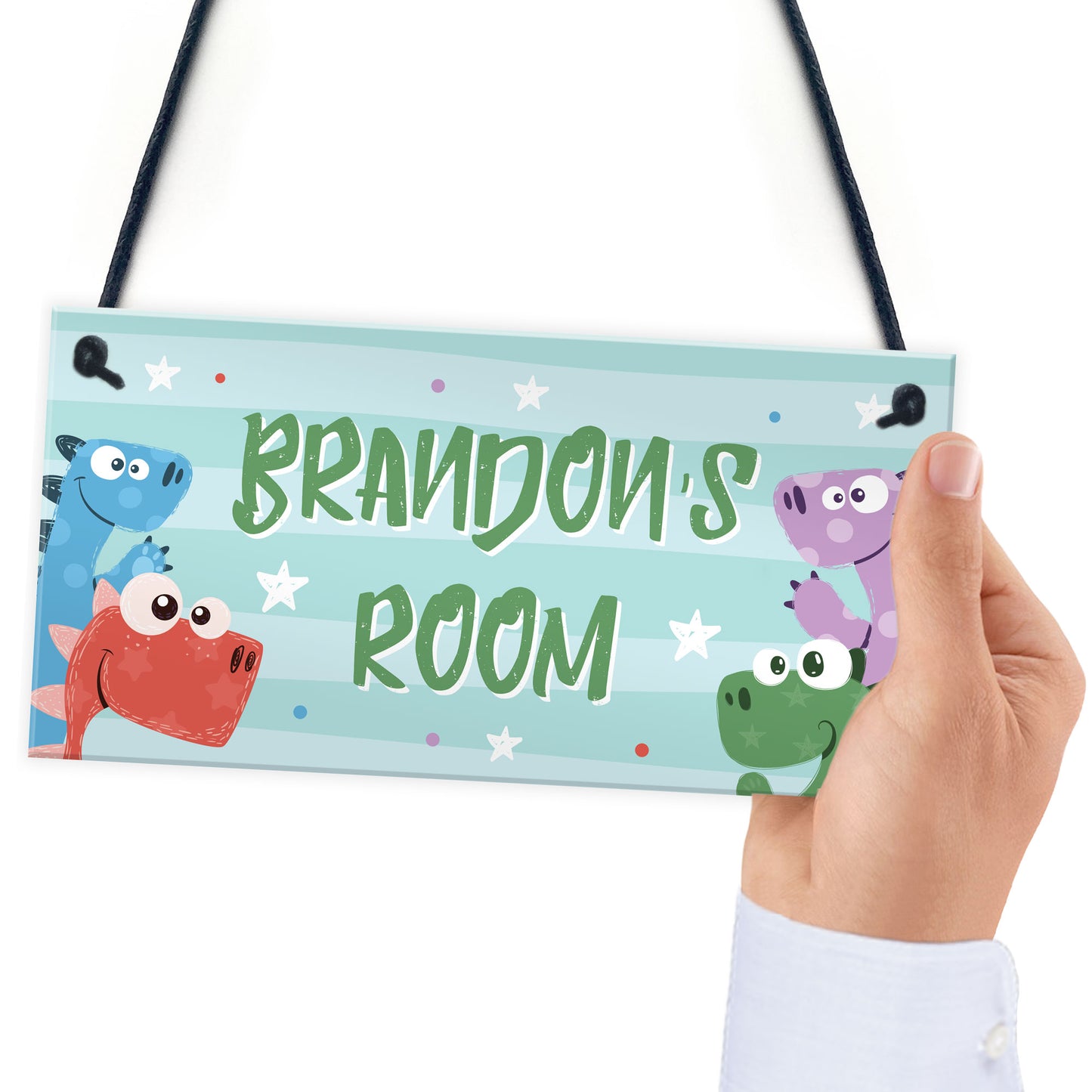 Dinosaur Bedroom Nursery Sign Christmas Birthday Gift For Son