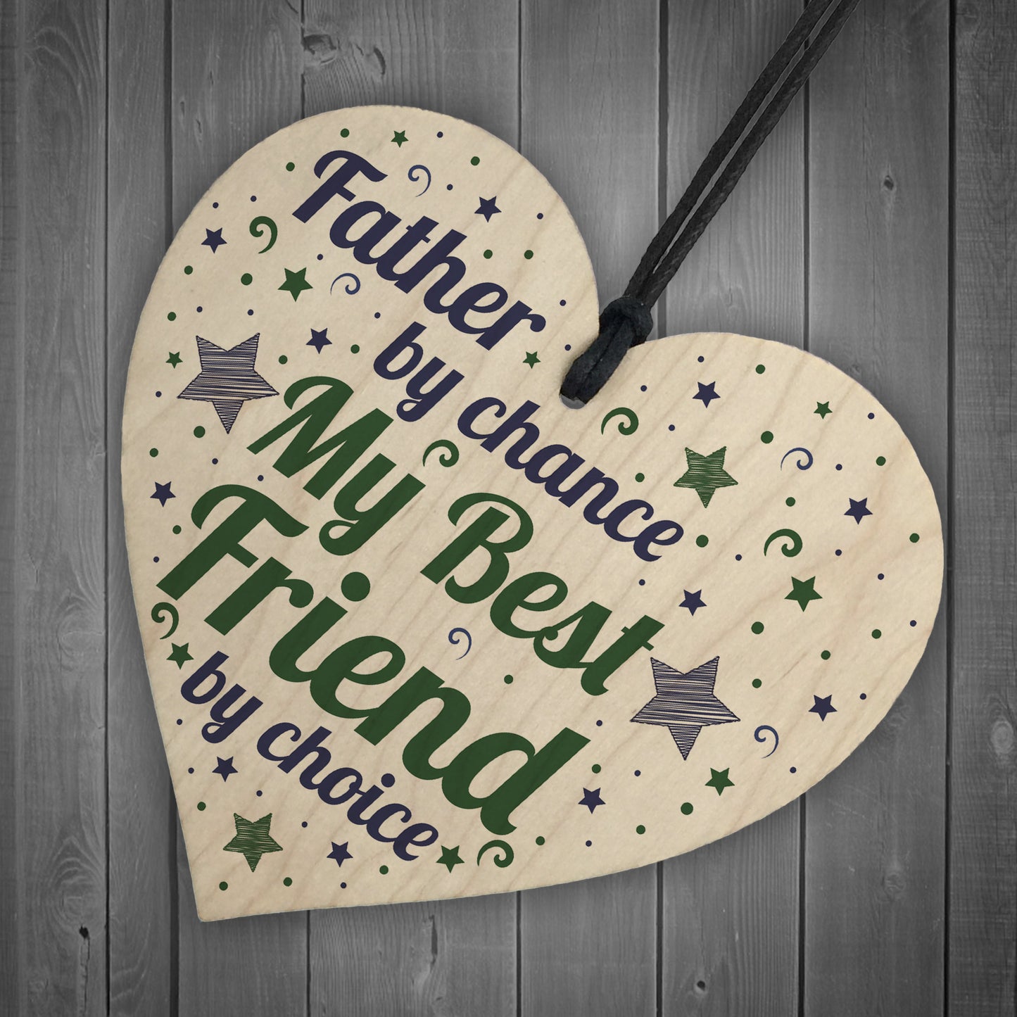 Best Friend Dad Daddy Birthday Christmas Gift Heart Keepsake