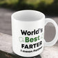 Worlds Best Farter Mug Funny Fathers Day Birthday Gift For Dad