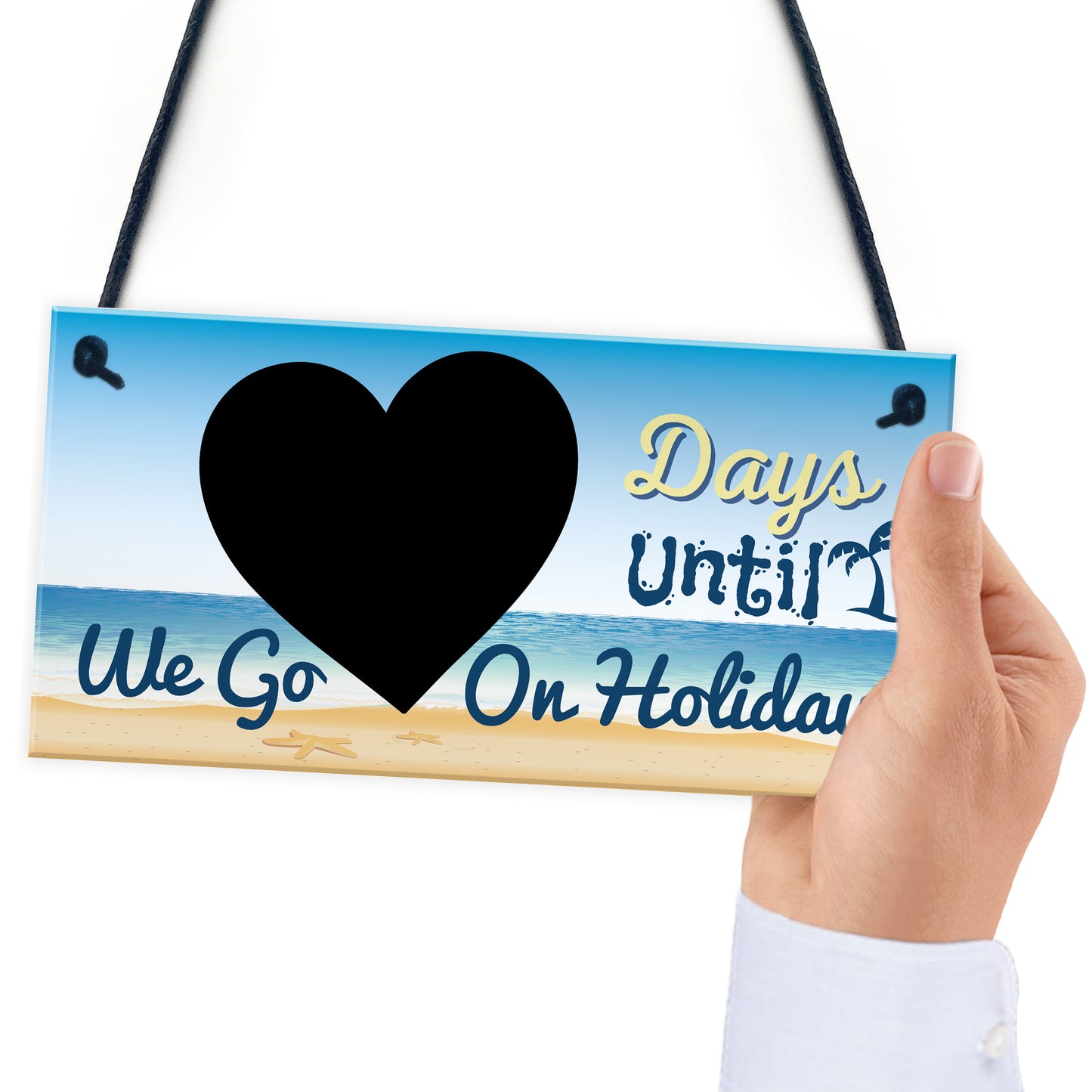 Chalkboard Countdown Days Until Holiday Plaque Sign Family Sign