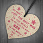 Best Mum Nan Gift For Birthday Wooden Heart Gift For Her