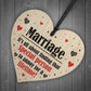 Marriage Special Person To Annoy For A Lifetime Funny Wood Heart