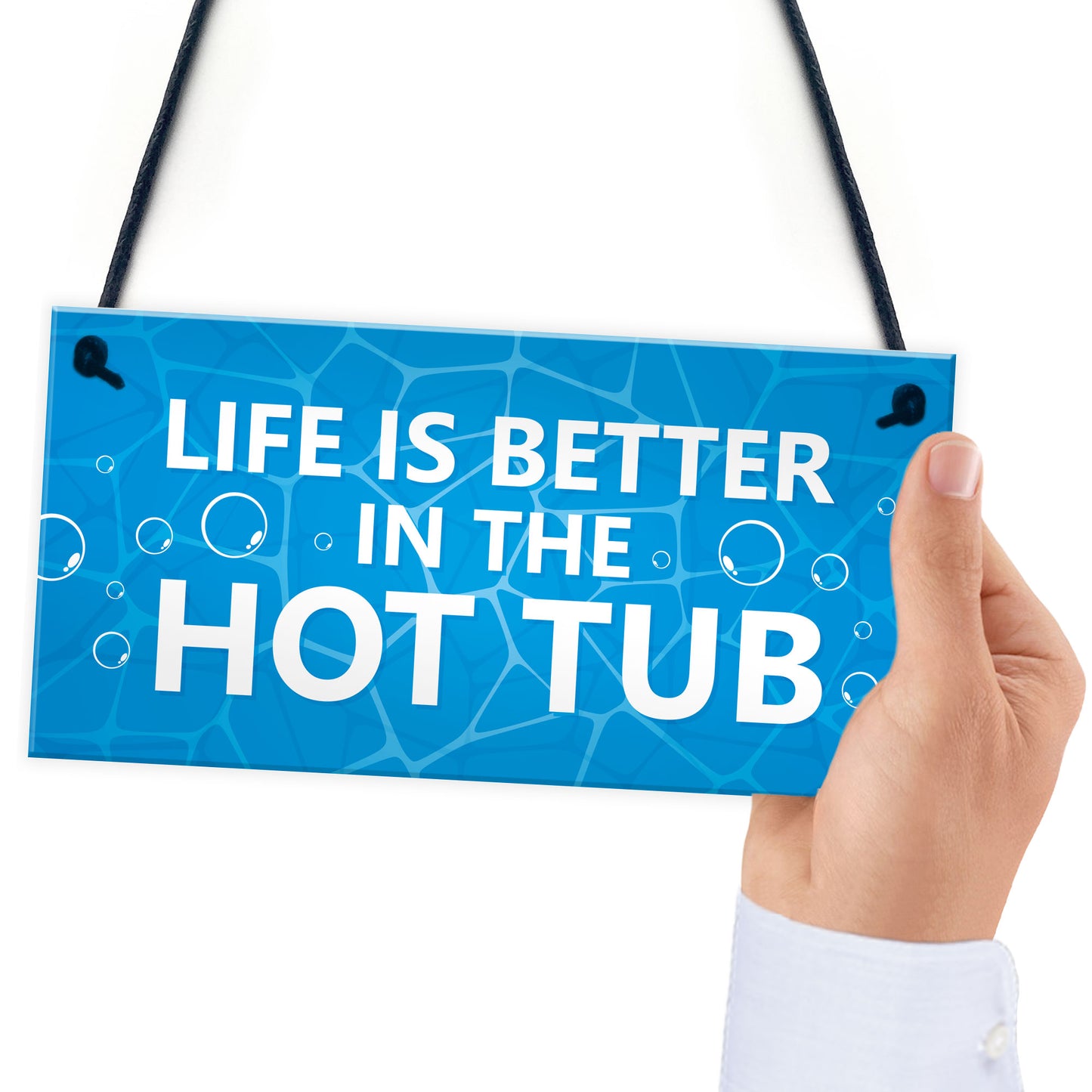 Hot Tub Novelty Plaque For Garden Hot Tub Garden Shed Novelty