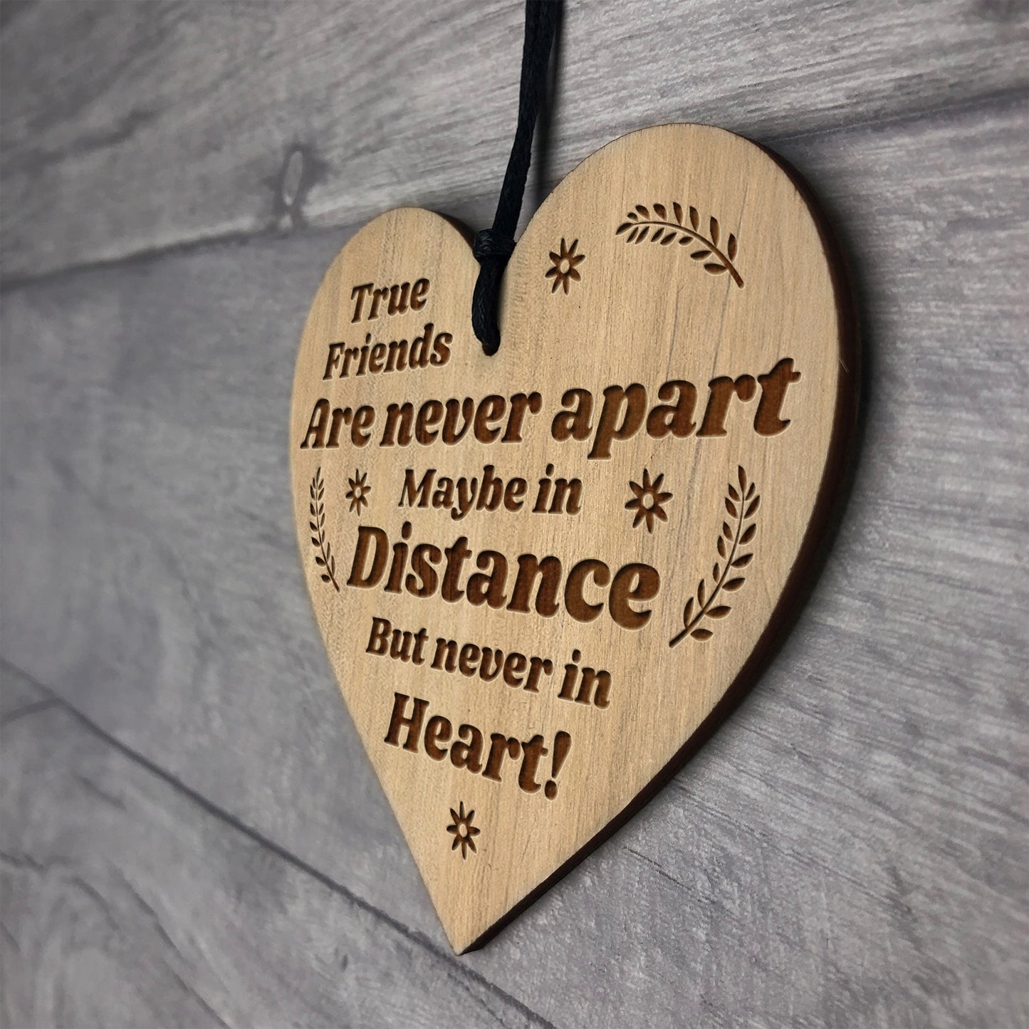 Best Friend Gift Engraved Heart Thank You Friendship Gifts