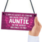 Auntie Gift Cute Gift For Auntie From Daughter Son Gift For Her