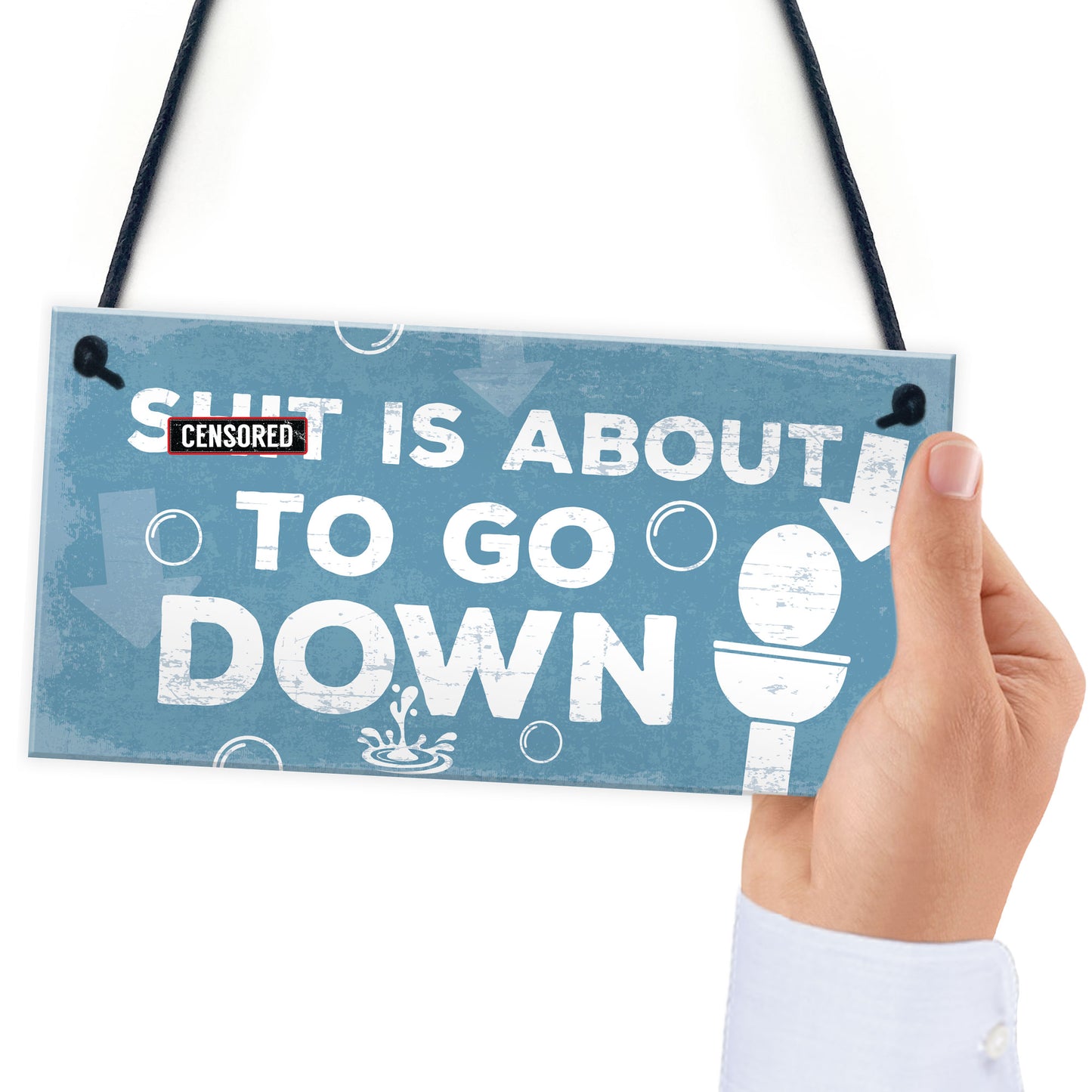 Funny Nautical Bathroom Toilet Loo Wall Plaque Humourous Gift