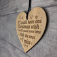 Beautiful Memorial Christmas Decoration Engraved Heart Bauble