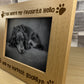 Memorial Wooden Photo Frame For Pet In Memory Of Dog Gift