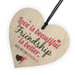 Friend Friendship Plaque Sign Funny Wooden Gift Alcohol Plaques