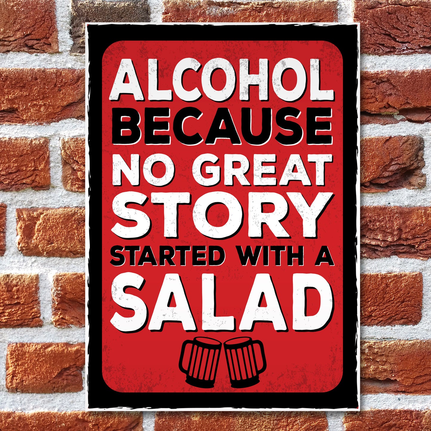 Novelty Home Bar Sign Funny Sign For Garden Bar Shed Man Cave