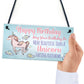 Happy Birthday Novelty Beautiful Unicorn Friendship Bestie Gift