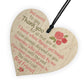 Friendship Thank You Gift Best Friend Plaque Wood Heart Sign