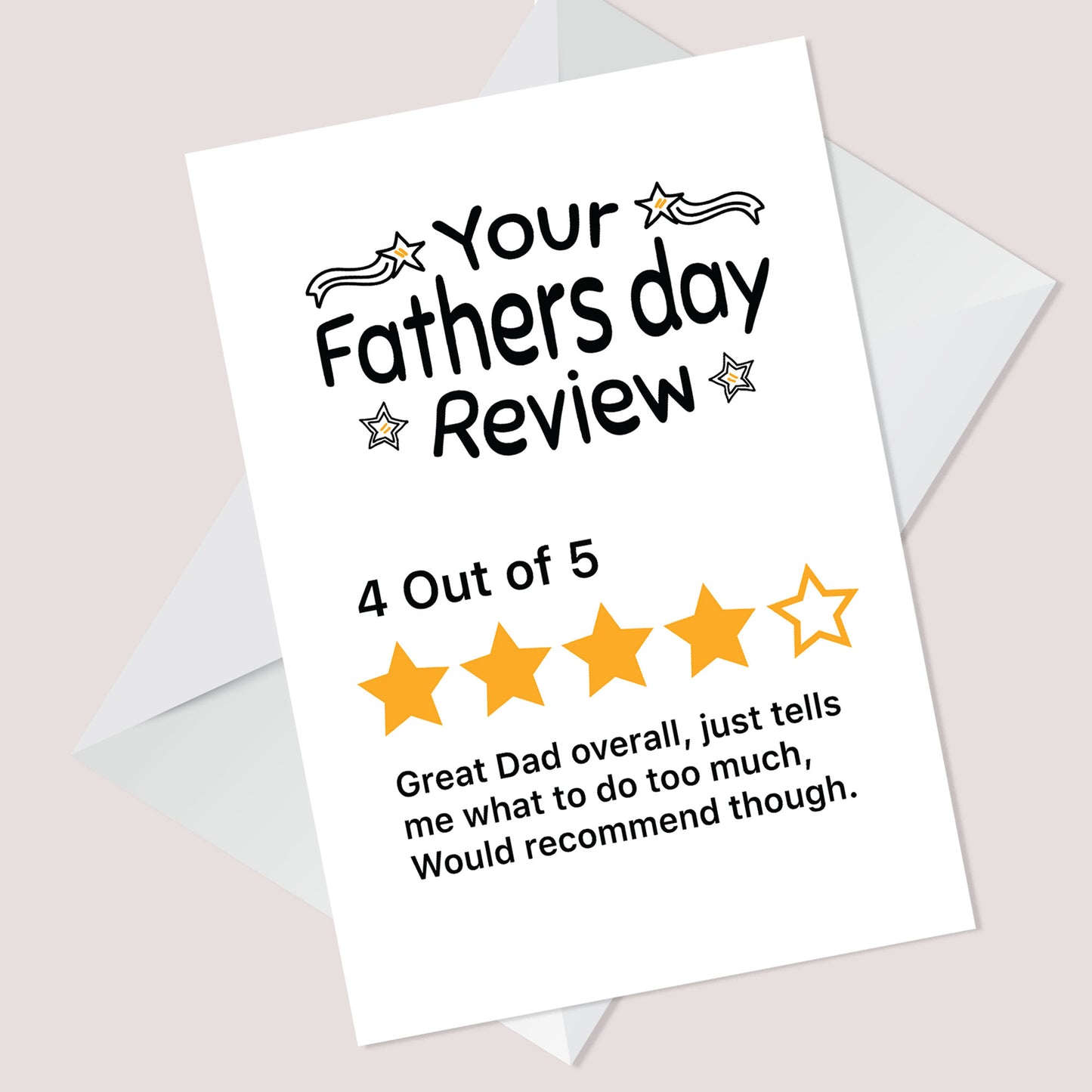 Dad Fathers Day Card Funny Fathers Day Card Review Card