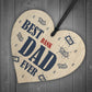 Funny Gift For Dad Novelty Wooden Heart Sign Birthday Dad Gift