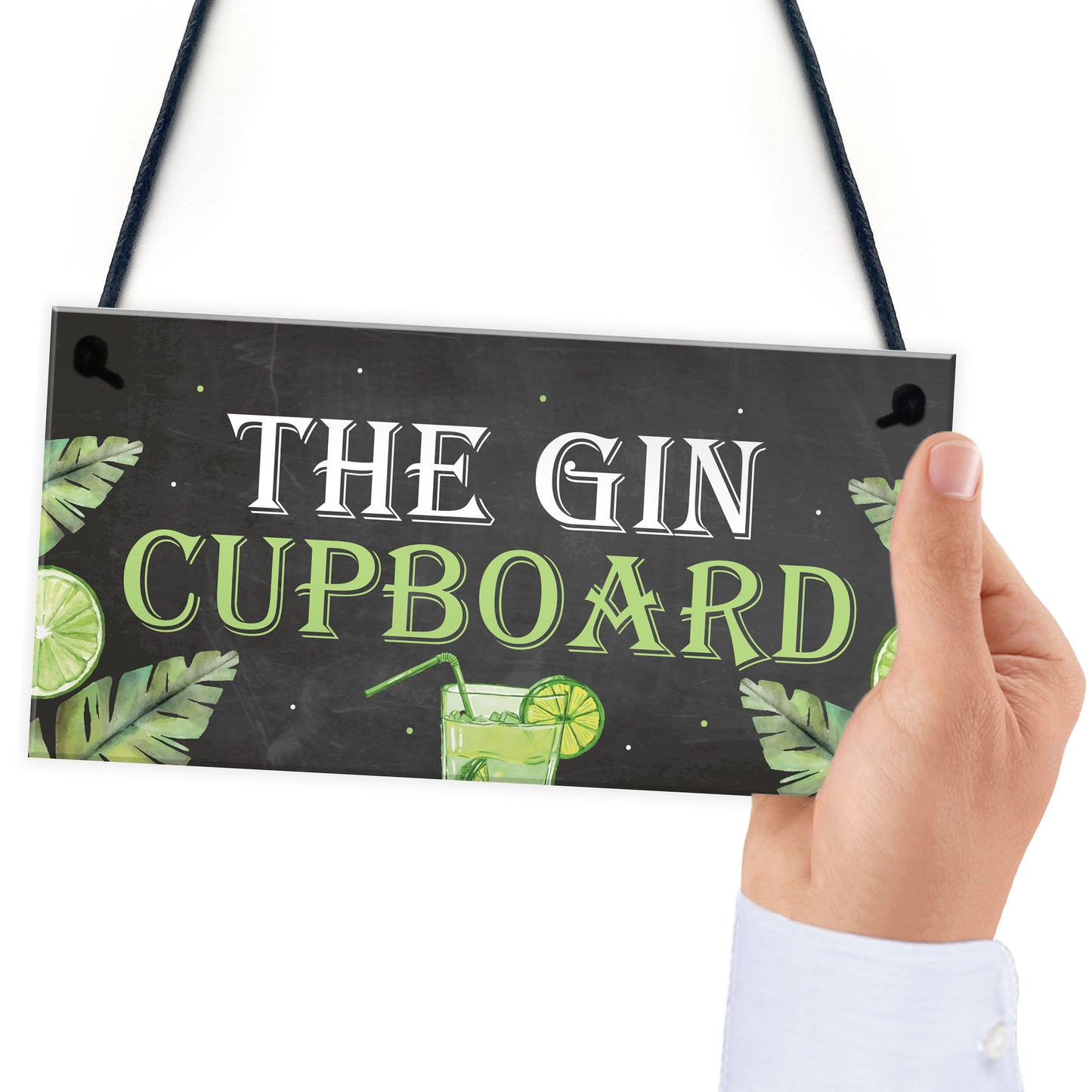 Funny Alcohol Sign Gin Gifts Man Cave Home Bar Pub Plaque