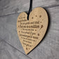 BROTHER GIFT Engraved Wood Heart Birthday Christmas Gift