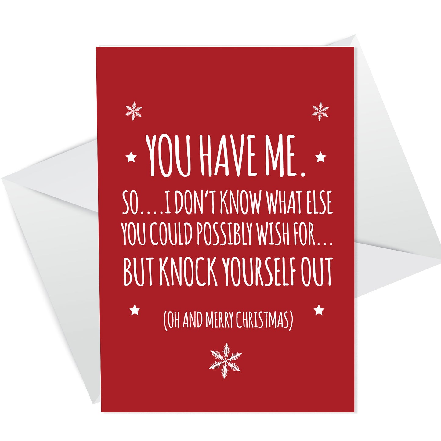 Christmas Card and Wooden Heart Gift For Boyfriend Husband Funny
