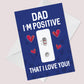 Funny Dad Card Fathers Day Joke Birthday Card For Dad