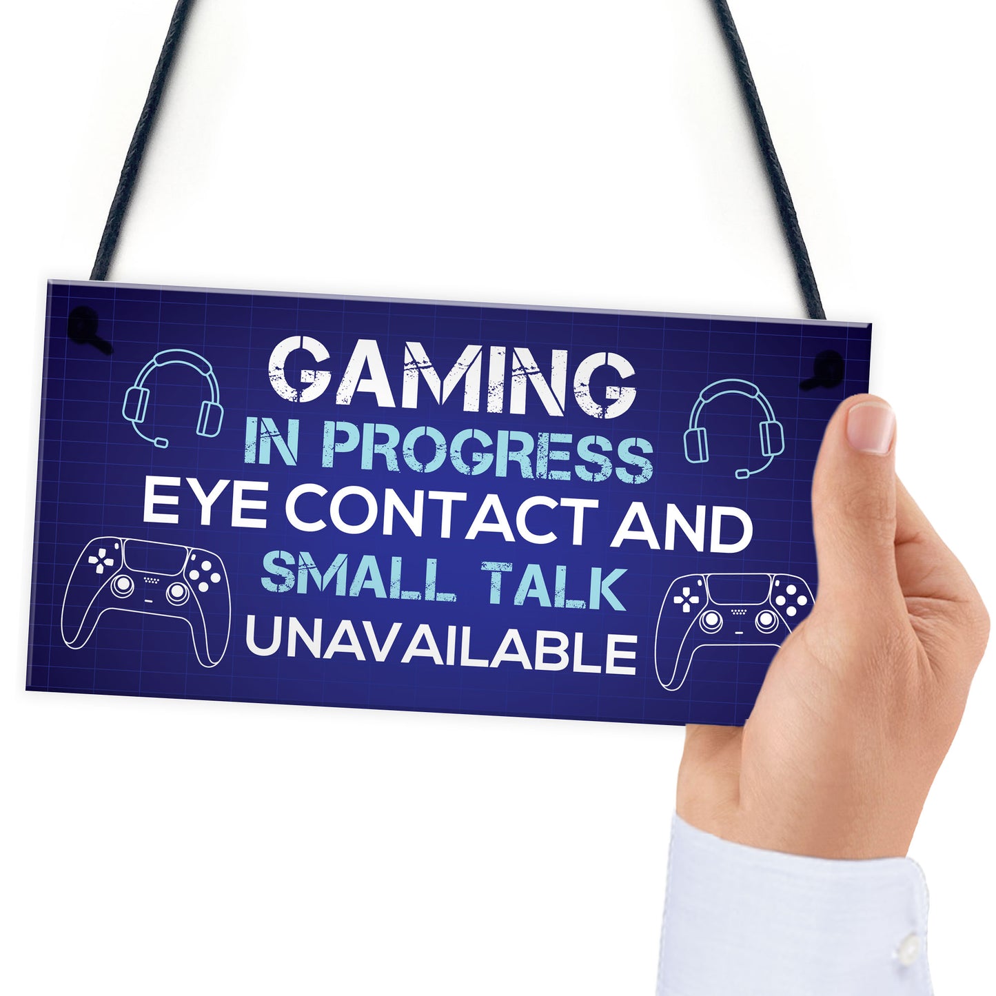 Games Room Sign For Boys Bedroom Gaming Accessories Gifts