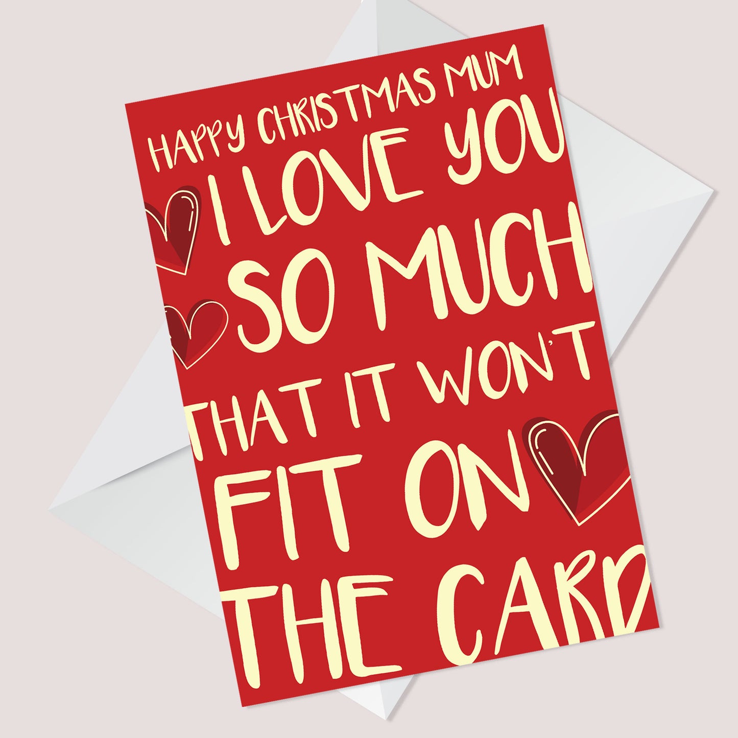 Christmas Card For Mum I Love You So Much Card From Daughter Son