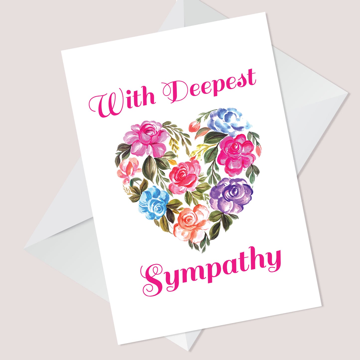 With Deepest Sympathy Condolences Floral Sympathies Bereavement