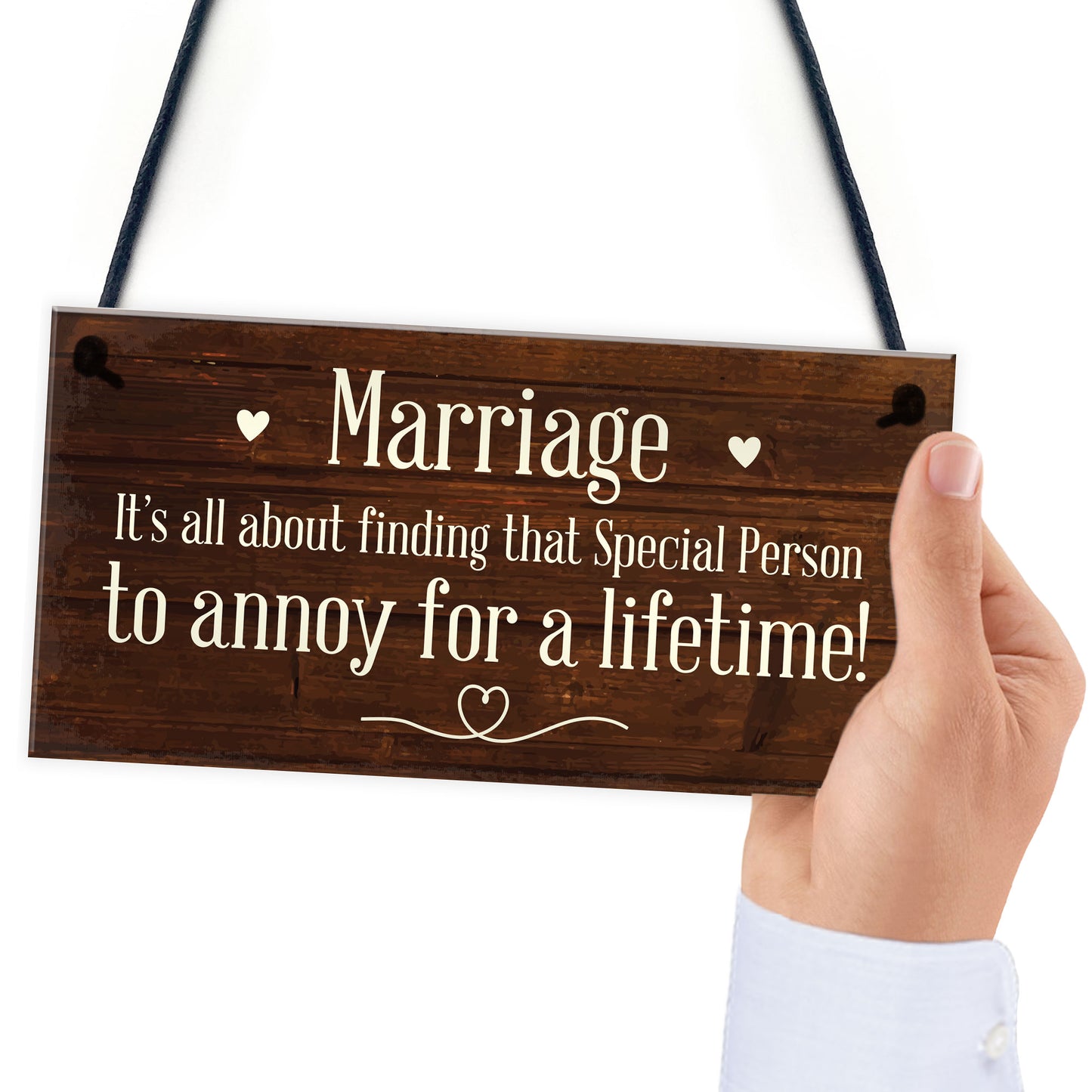 Marriage Sign Hanging Wall Decor Anniversary Wedding Anniversary
