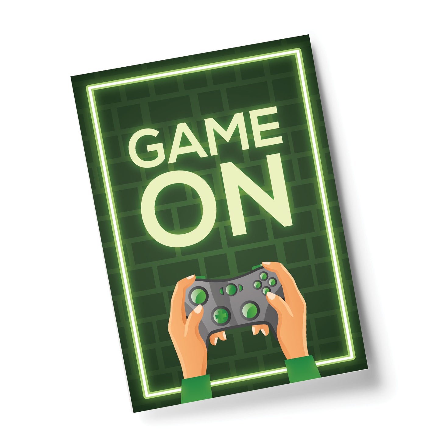 Novelty Gaming Print For Games Room Boys Bedroom Wall Art