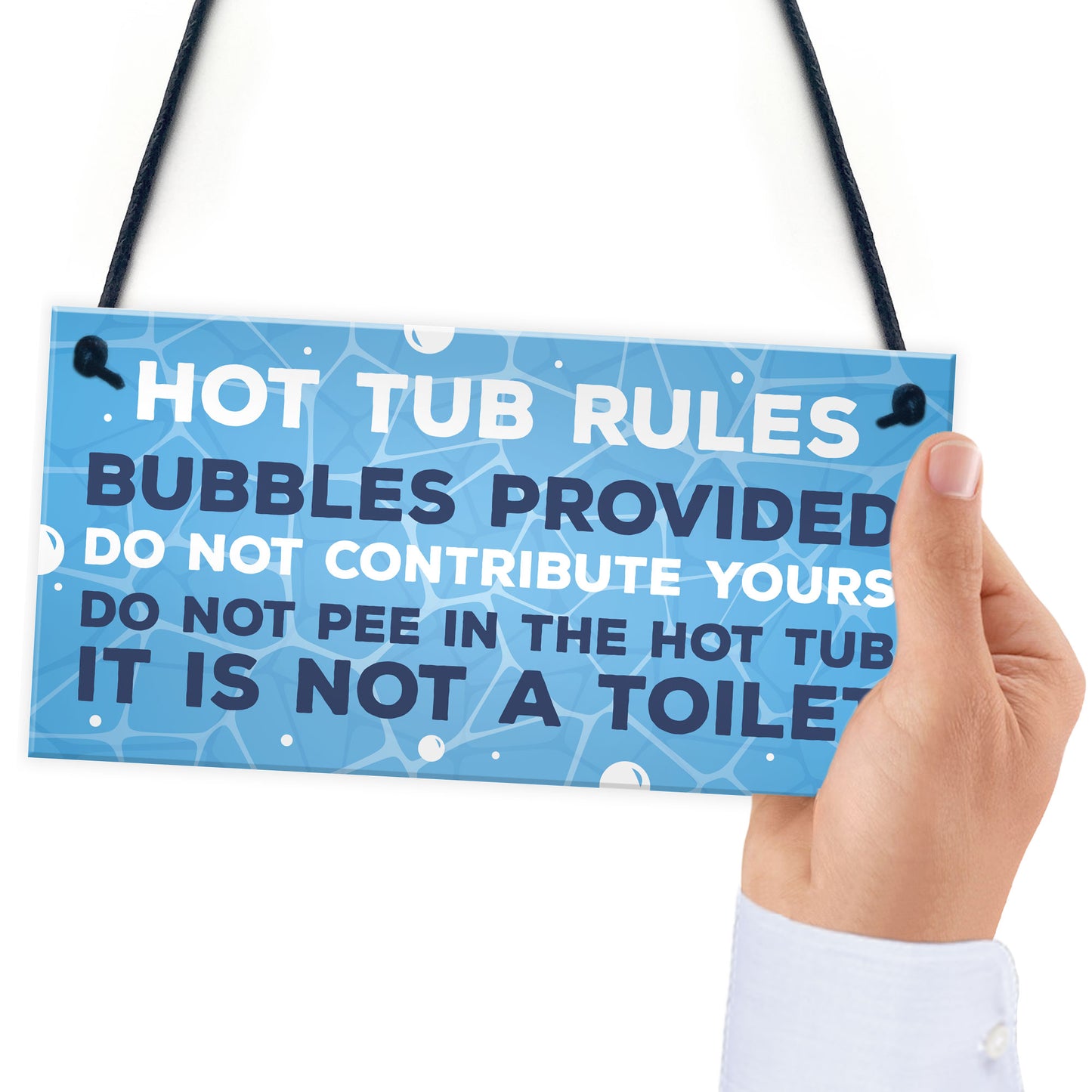 Hot Tub Rules Funny Signs And Plaques Garden Decor Garden Shed
