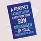 Funny Fathers Day Card From Son Bought By Daughter In Law