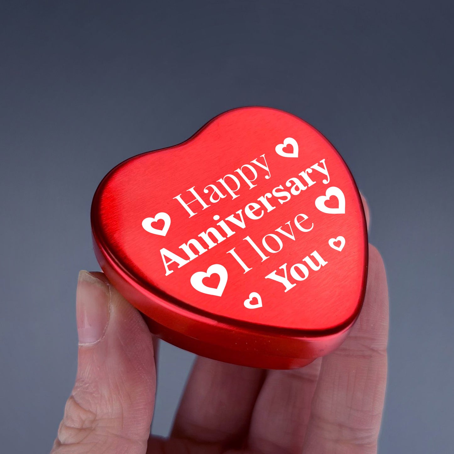 Anniversary Gifts For Him Her Red Metal Sweet Tin Gifts