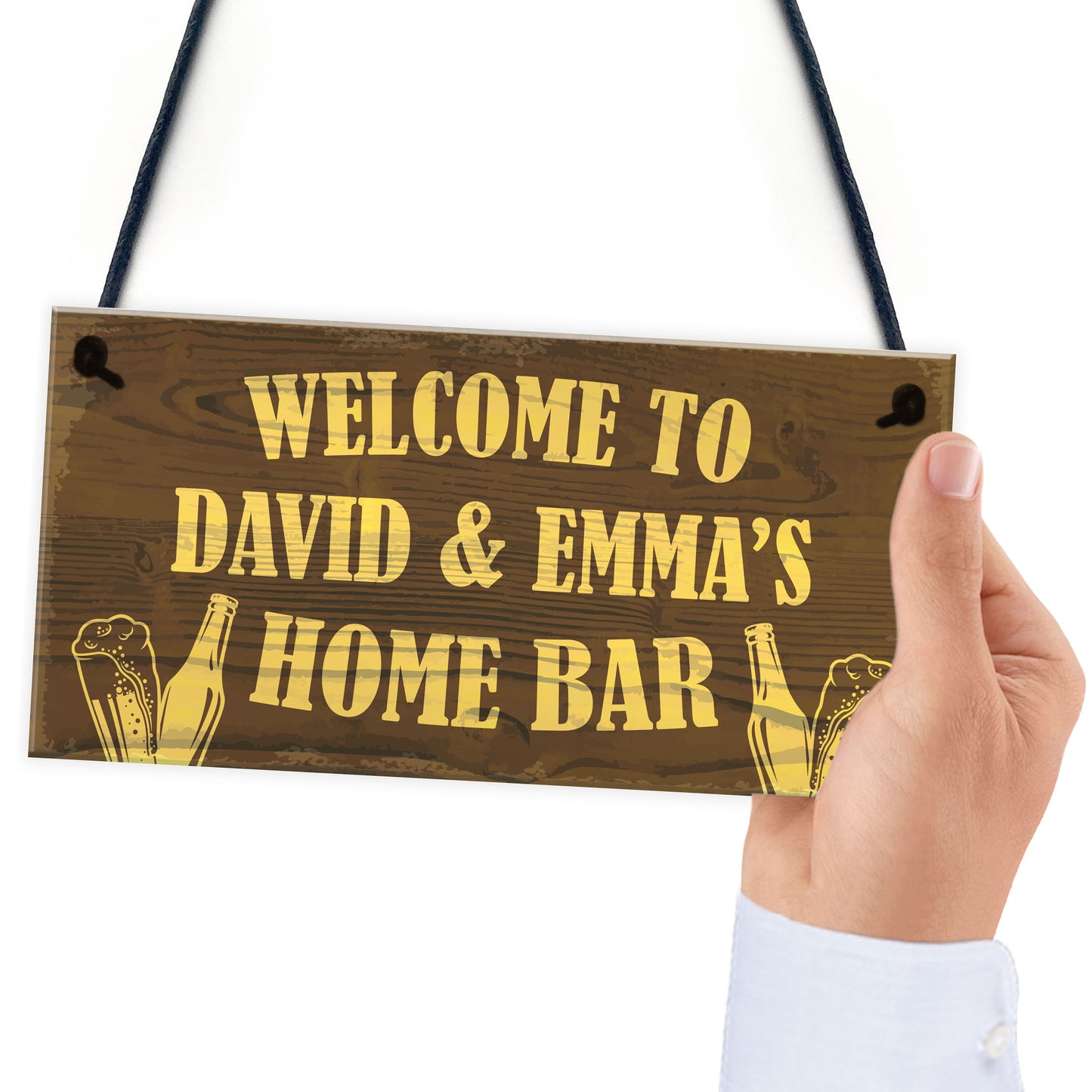 Home Bar Personalised Plaque Man Cave Garden Decor Gifts