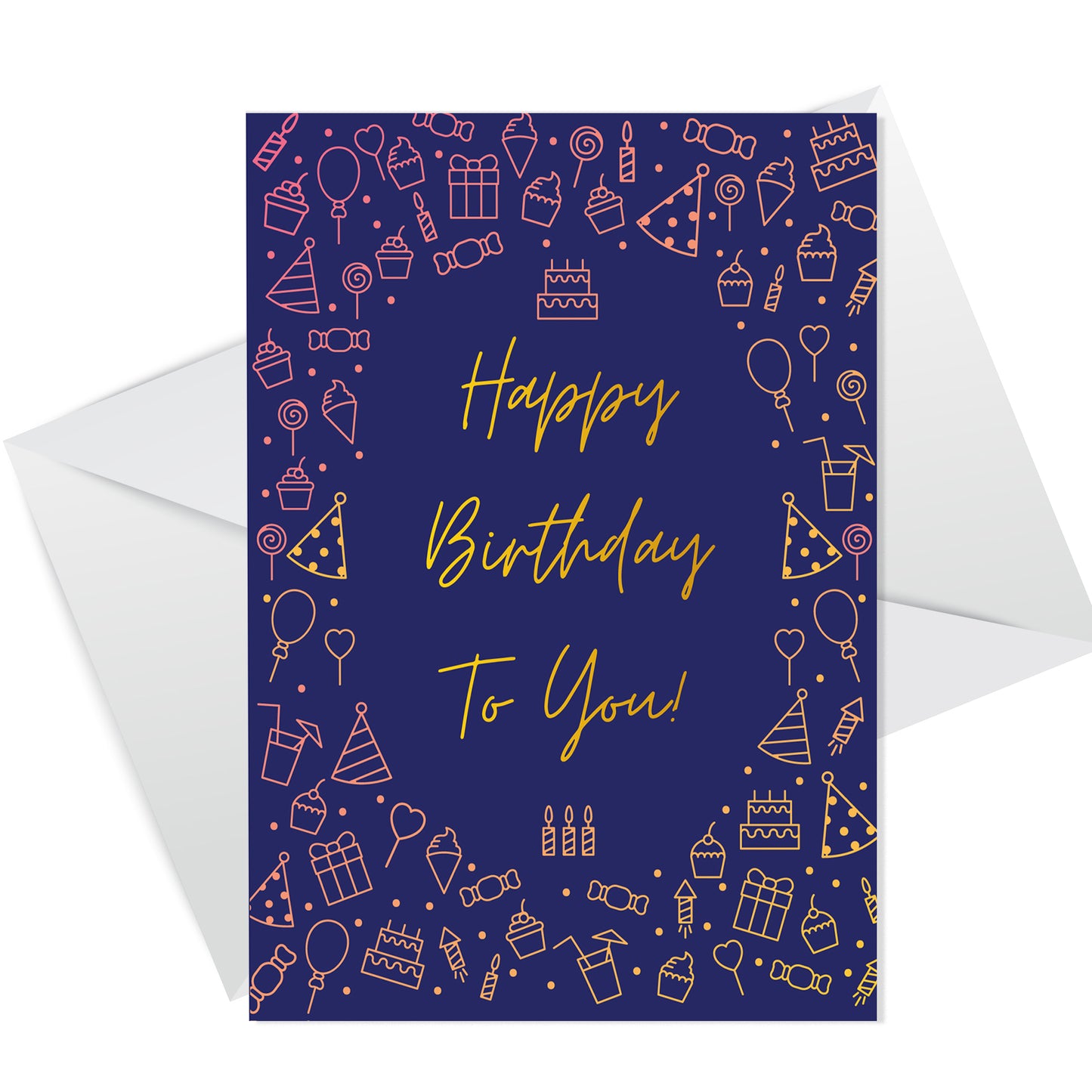 30 Happy Birthday Cards 30 Birthday Cards With Envelopes Cards