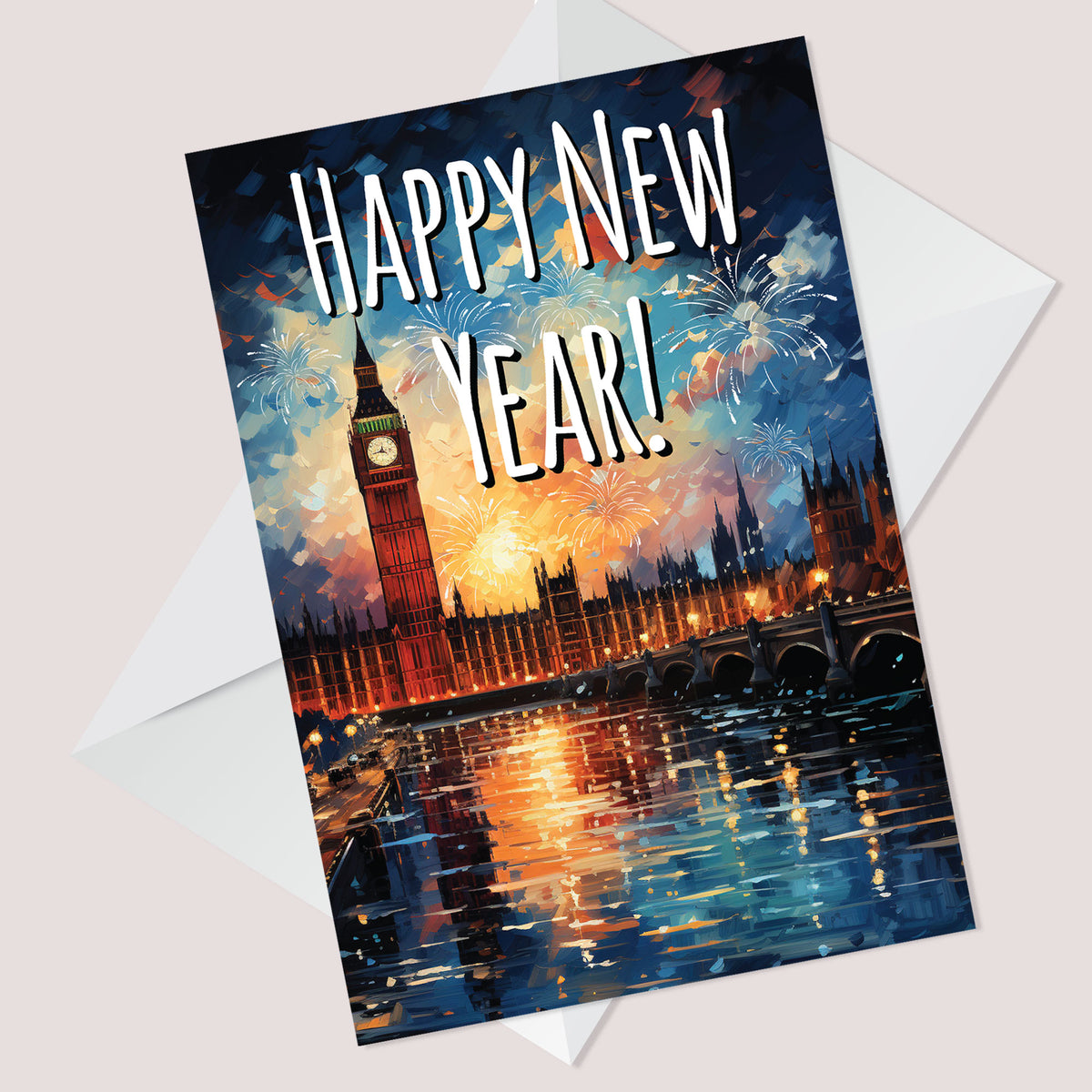 New Year Card For Men Women Happy New Year Card For Friends