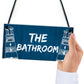 THE BATHROOM Sign Nautical Theme Toilet Loo Bathroom Sign