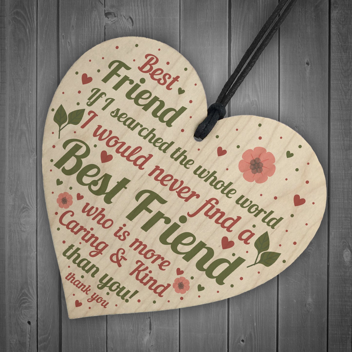 BEST FRIEND Friendship Gift For Friend Birthday Christmas Plaque