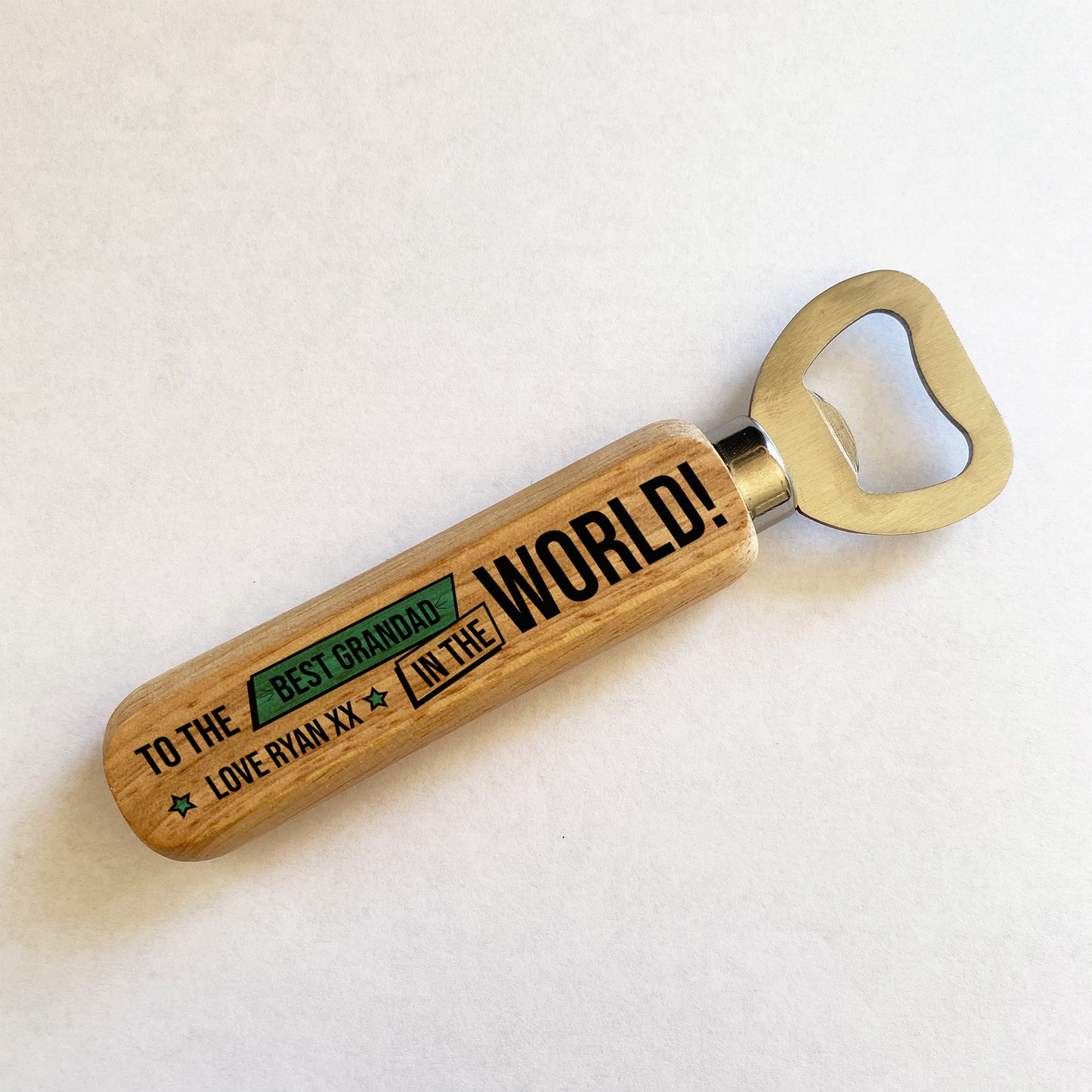 Personalised Gift For Grandad Bottle Opener Gift Fathers Day