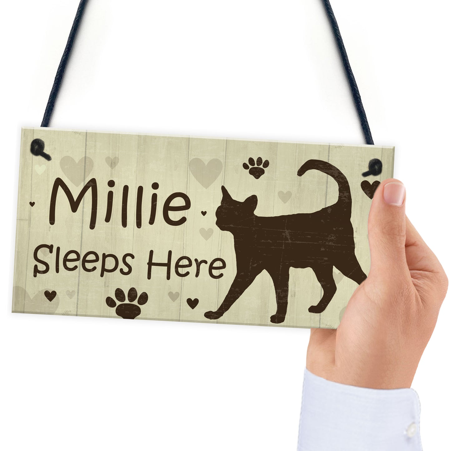 Cat Signs For Home Personalised Cat House Sign Door Plaques