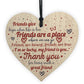 Bestie Thank You Card And Gift For Birthday Friendship Gifts