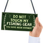 Novelty Fishing Sign Gift For Fisherman Birthday Gifts For Men