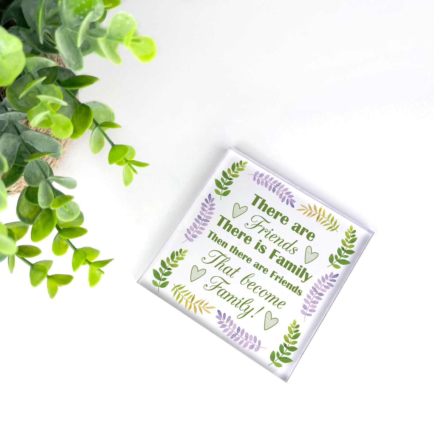 Best Friend Friendship Acrylic Plaque Gift For Her Women