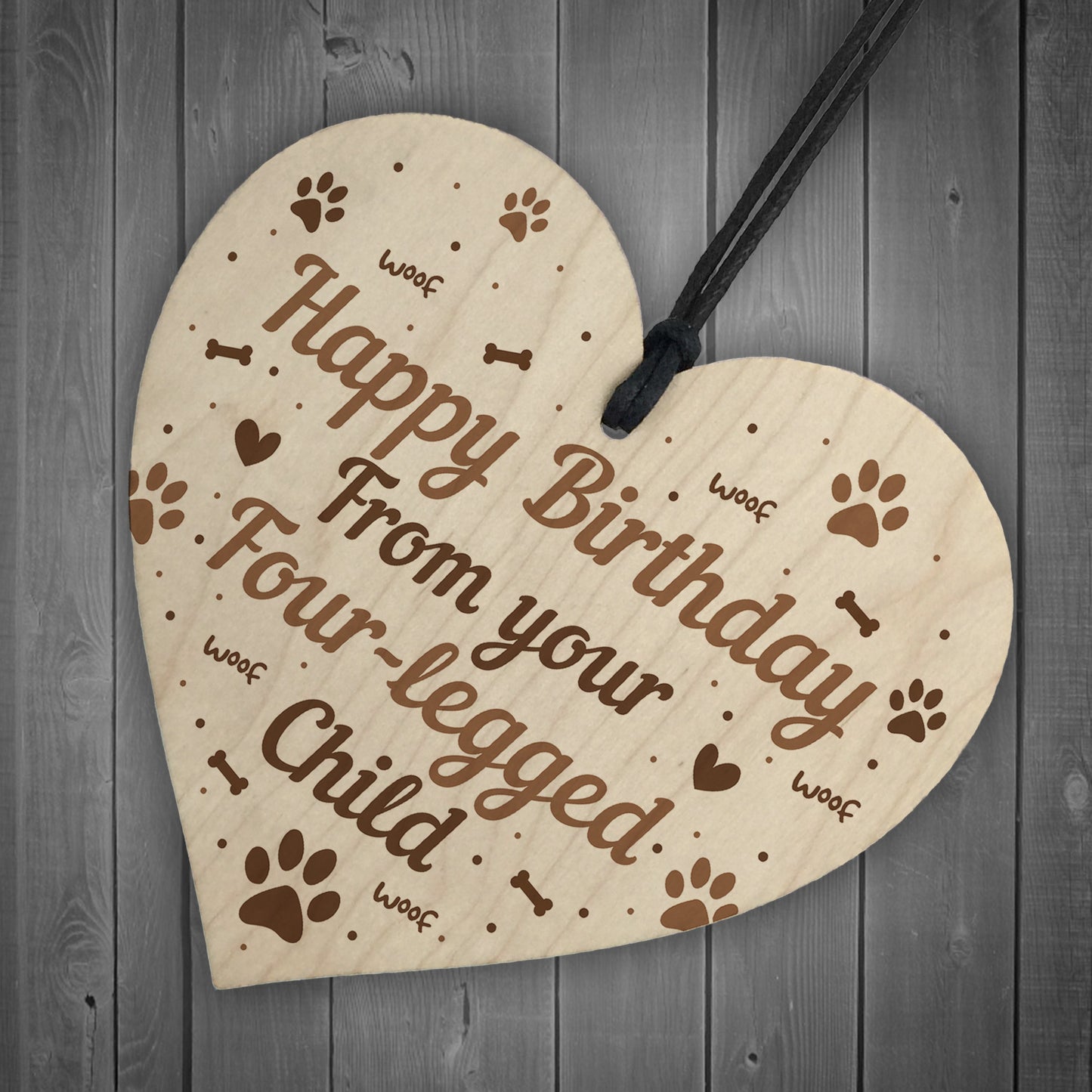 Funny Mum Dad Birthday Gift Mum Dad Birthday Card Wood Heart