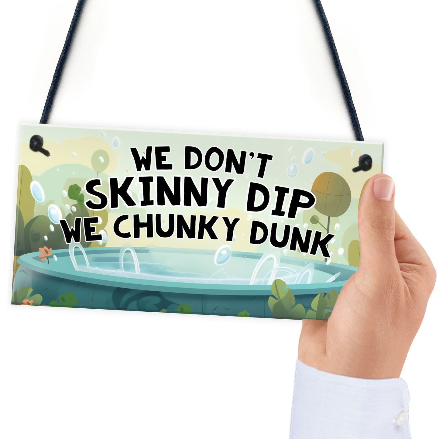 Funny Hot Tub Novelty Sign Hot Tub Decor Plaques Garden Wall