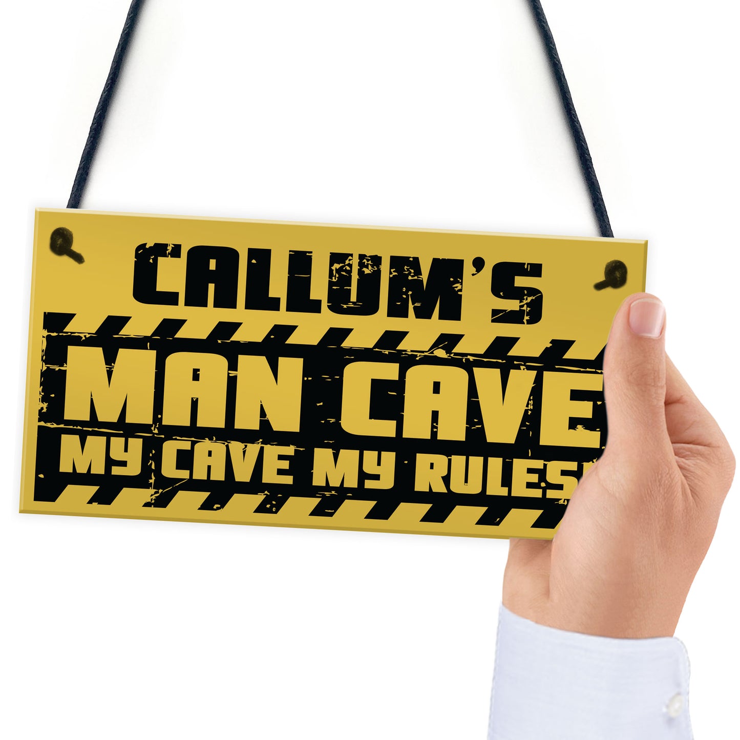 Personalised Man Cave Sign Garage Sign Retro Bar Shed BBQ Gift