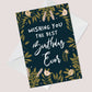 Best Birthday Ever Cute Floral Birthday Wishes Card