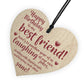 Happy Birthday Best Friend Wooden Friendship Sign Thank You