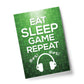 Boys Bedroom Wall Art Gaming Print Gaming Poster Gift For Gamer